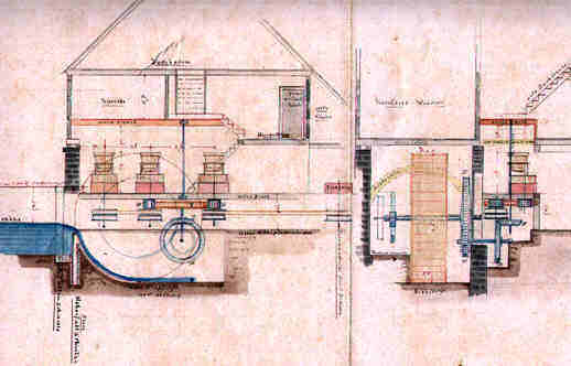 Plan Rflensmhle um 1878